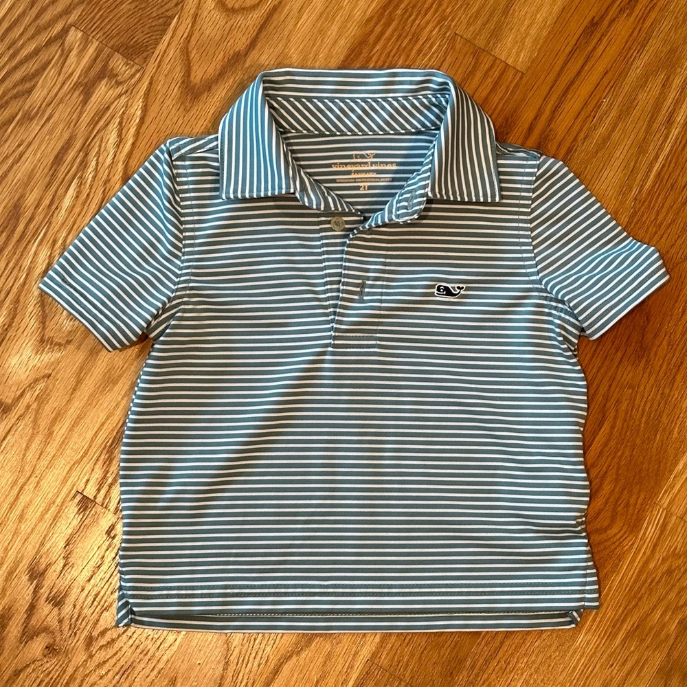 Boys Bradley stripe Sankaty polo